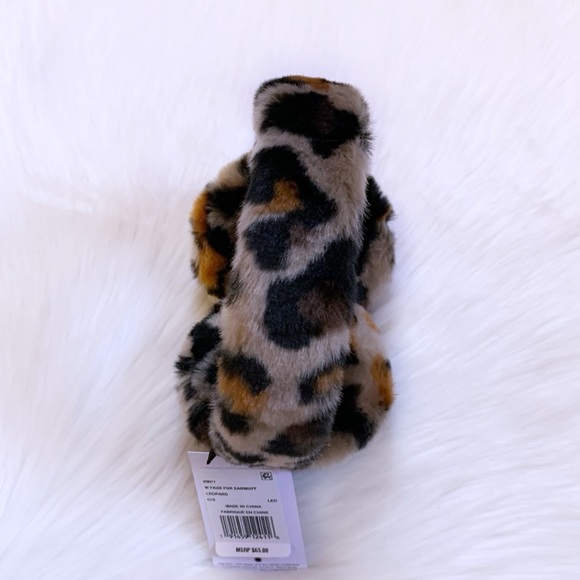 UGG Leopard Faux Fur Earmuffs - Picture 6 of 8